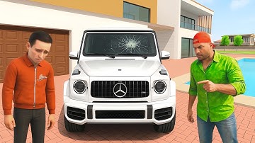 🎯 Chacha Ne G Wagon Car Thod Di 😭💥 Indian Theft Auto Simulator 🔥😱 Aryan Gamerz 