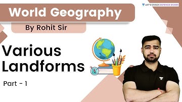 Various Landforms | Part - 1 | Target CDS, AFCAT and CAPF 2022 | By Rohit Thakur