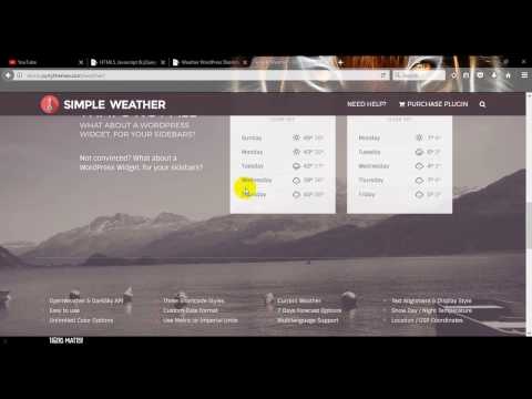 Weather WordPress Shortcode & Widget   Simple Weather Plugin