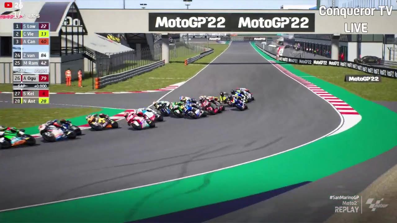 Live Sprint Race Moto2 Misano San Marino 2023 #SanMarinoGP