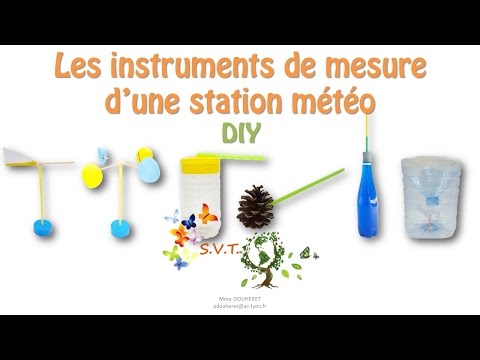 DIY Maquette d'instruments de mesure d'une station météo 