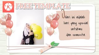 Cara Membuat Video Ucapan Ulang Tahun AESTHETIC || Kinemaster Tutorial screenshot 5