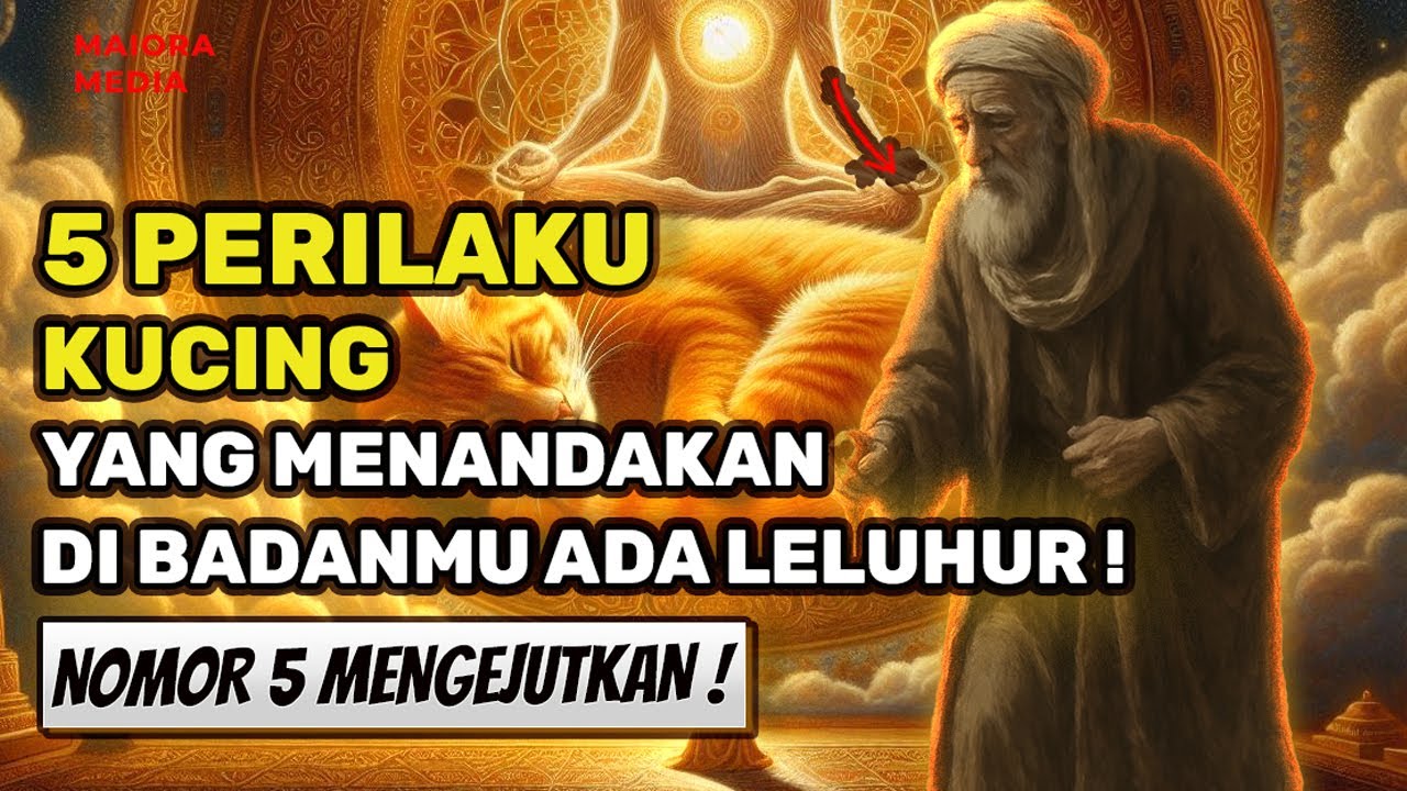 MENGEJUTKAN❗ 5 Perilaku Kucing Terhadapmu Yang Menandakan Di Badanmu Ada Leluhur Sakti!🔥🔥
