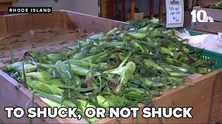 Farmers ask shoppers to stop fully shucking corn before buying