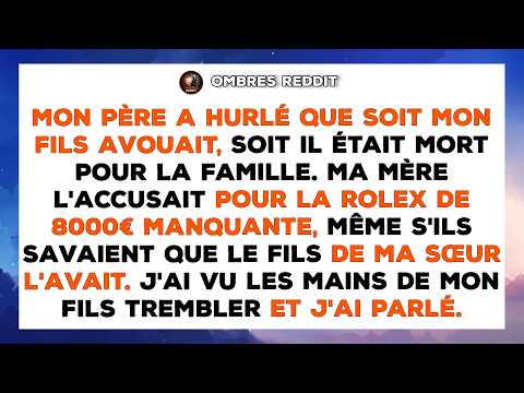 Mes parents accusent mon fils de vol de Rolex. Ce que j'ai dit à ma sœur a tout brisé.