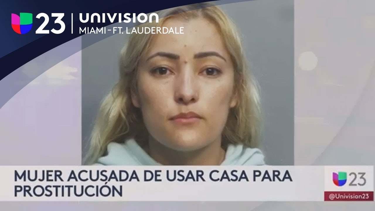 Arrestan a mujer de Miami Gardens acusada de operar un prostíbulo - YouTube