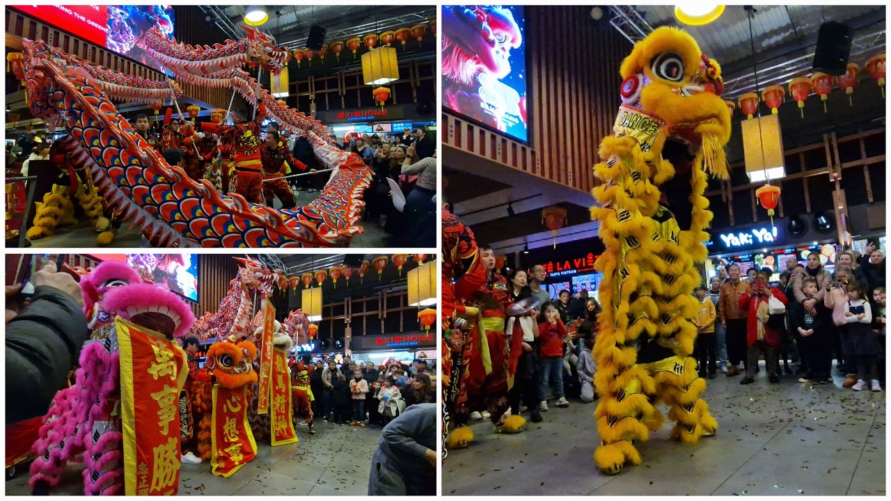 Dragon Dance & Lion Dance by Chung Ching | CNY 2026 | Bang Bang Oriental Foodhall, London