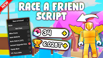 *NEW* Race A Friend Script (PASTEBIN 2023) (WINS AUTOFARM, AUTO REBIRTH, AUTO RACE, HATCH EGG)