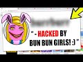 Roblox Youtuber HACKED By BUN BUN GIRLS?!