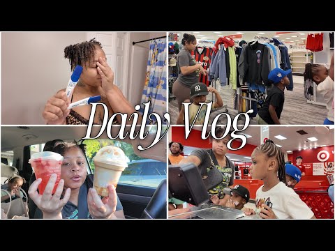 WELP… I’M PREGNANT 😭🤰🏽BABY #5 IS COMING + SCHOOL SHOPPING AGAIN! 📚| YOUNG MOM OF 4 VLOG
