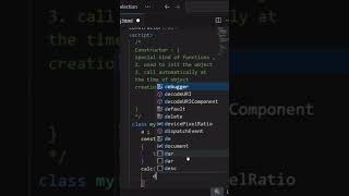 Class & Constructor in #javascript #oopsconcepts #class #codewithvyas #javascripttutorial #coding