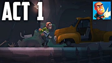 Don Zombie A Last Stand Against The Horde Android Gameplay | Act 1 Burial Ground Full Walkthrough