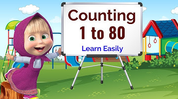 Learn counting 1 to 80, 1 se 80 tak ginti, count 1 to 80, counting one to eighty, recognise Numbers
