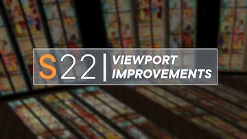 Cinema 4D S22 Viewport Improvements