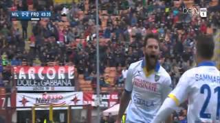 Oliver Kragl Amazing Free Kick Goal  AC Milan vs Frosinone 0 2 Serie A 2016