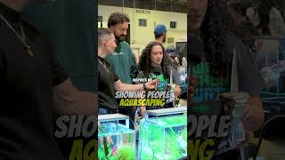 Reacting to aquascaping 🤯 #aquariums #aquascaping #plantedtank #fishtank