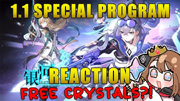FREE CRYSTALS?? 1.1 SPECIAL PROGRAM REACTION || Honkai: Star Rail