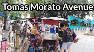 Walk Along Tomas Morato Avenue, Quezon City Philippines
