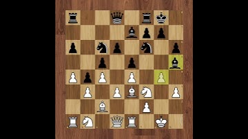 Tactically Moves and Smart Sacrifice in Sicilian defense Modern Variation