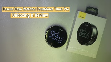 Baseus Heyo Rotation Countdown Timer Pro Unboxing & How To Use