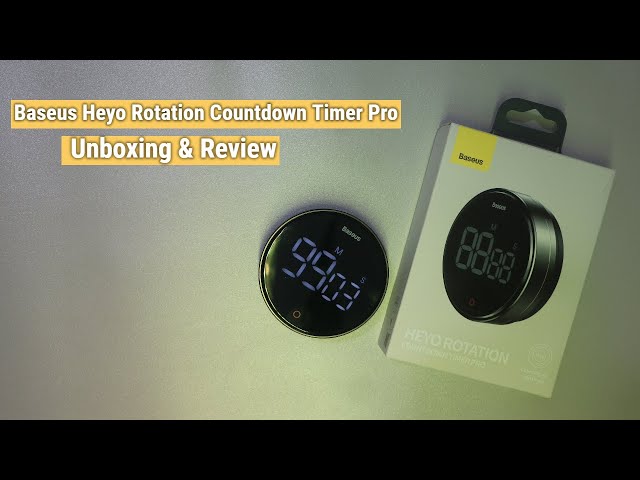 Baseus Magnetic Digital Timer Pro Kitchen Rotation Countdown