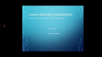 26 session unit 3: Performance Appraisal & Employee Development, HRM subject of 5 sem, BBA M.U