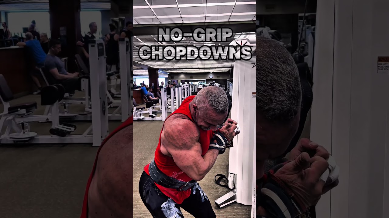 NO GRIP CHOPDOWNS #workout #motivation #muscle #workouttips #exercise #triceps
