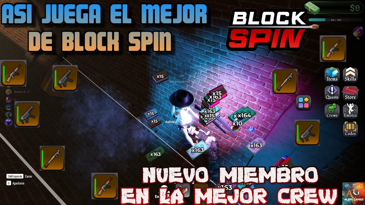 🔥BLOCK SPIN🔥💥ASI JUEGA EL MEJOR JUGADOR DE BLOCK SPIN👑😮🔥🔥 - YouTube