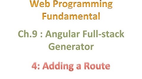 #golang #web_programming #striversity c09s04 - Adding a Route
