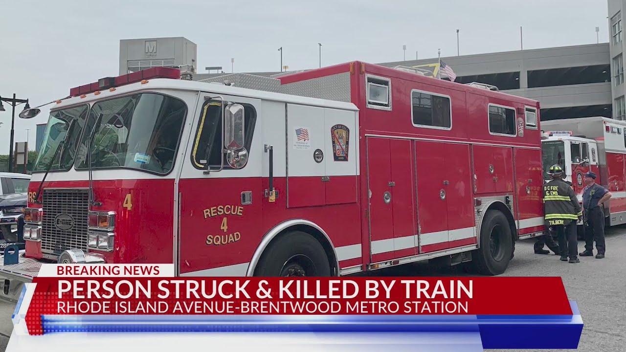 Some Metro service suspended after person hit by train dies - YouTube
