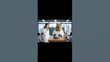 Capy đi học ngày đầu đã được cô ưu ái mời phụ huynh🤣🤣 #ongbavaboss #capybara