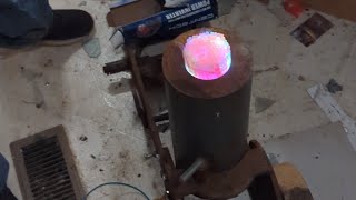 Lighting a Large  Black powder Mortor cannon packed with 3 Lbs of glow sticks off indoors
