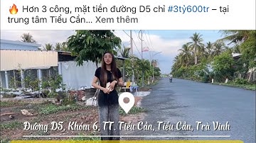 3 công đất mặt tiền đường D5 chỉ 3 tỏi 600tr, có thể lên thổ