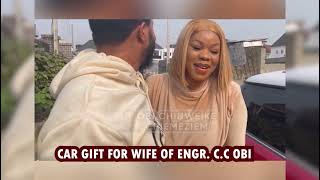 Christmas Gift As Wife Of Engr.C.C Obi Gets A Car Gift