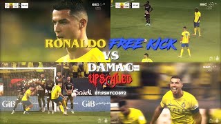 Ronaldo Free Kick Gol vs Damac🔥 4K Upscaled Clip (MEGA Link)