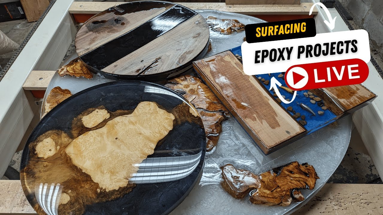 Flattening Some Epoxy Projects