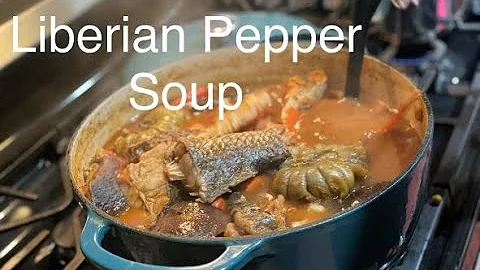 🇱🇷 How To Make Africa’s Best Pepper Soup-Liberian Most Delicious Soup