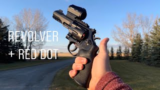 Shooting a Revolver with a Red dot! - Smith&Wesson TRR8 357 Magnum Resimi