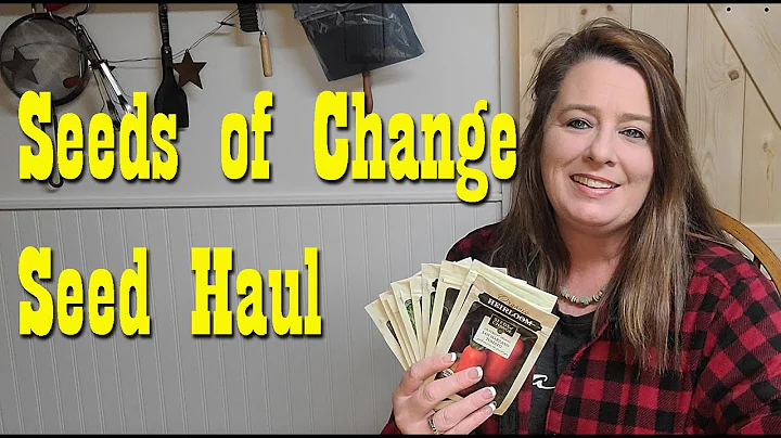 Seeds Of Change Seed haul from Tractor Supply