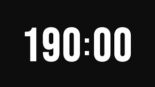 190 Minute Timer