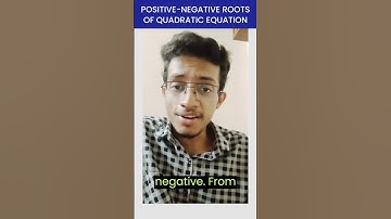 Roots of a Quadratic Equation- Algebra Episode 1 #shorts #math