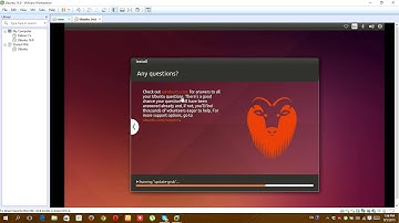 Installing ubuntu 14 on Vmare Workstation