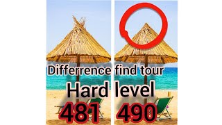 Difference Find Tour Level 481 to 490