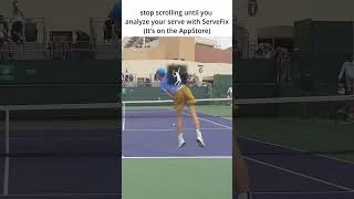 Your toss is killing your serve. Here's how to fix it.