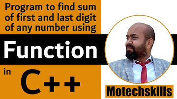SUM OF FIRST AND LAST DIGIT | PROGRAM FOR SUM OF FIRST AND LAST DIGIT | LOGIC FOR SUM OF 1ST & LAST