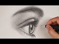 How to Draw an Eye from the Side | #StayHome and Draw #WithMe