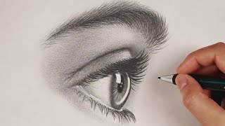 How To Draw An Eye From The Side And Draw 