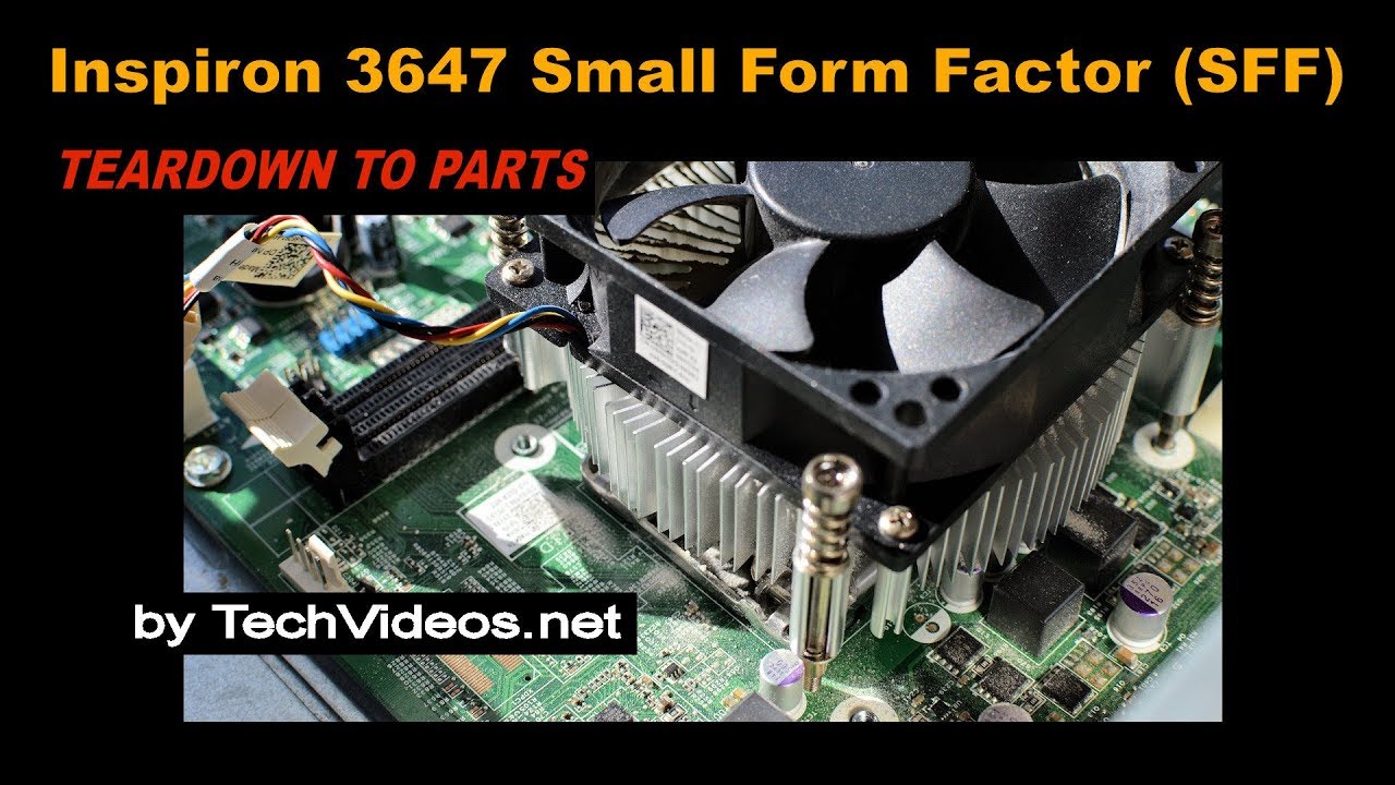 Dell Inspiron 3647 Small Form Factor (SFF) Teardown to... - youtube