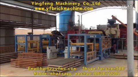 QT8 15 automatic cement block making machine