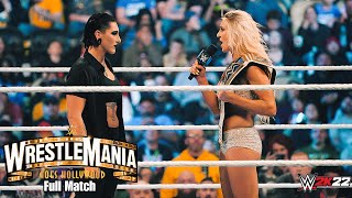 FULL MATCH - Charlotte Flair vs Rhea Ripley Women's Title Match WWE WrestleMania 2023